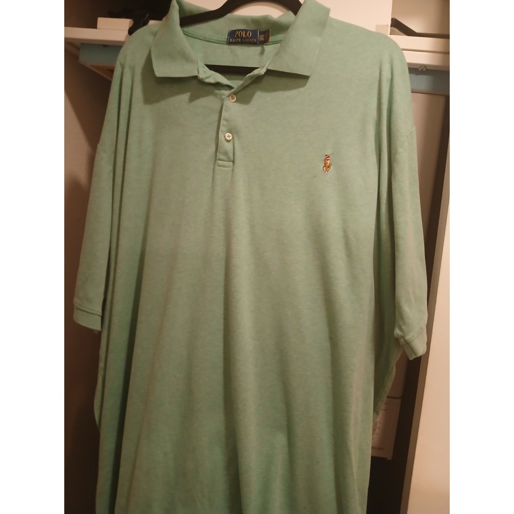 Polo Ralph Lauren Mint Green Size 3XLT Flesh Pony